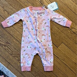 Viverano Organica Floral One Piece - Size 0-3 Months - NWT